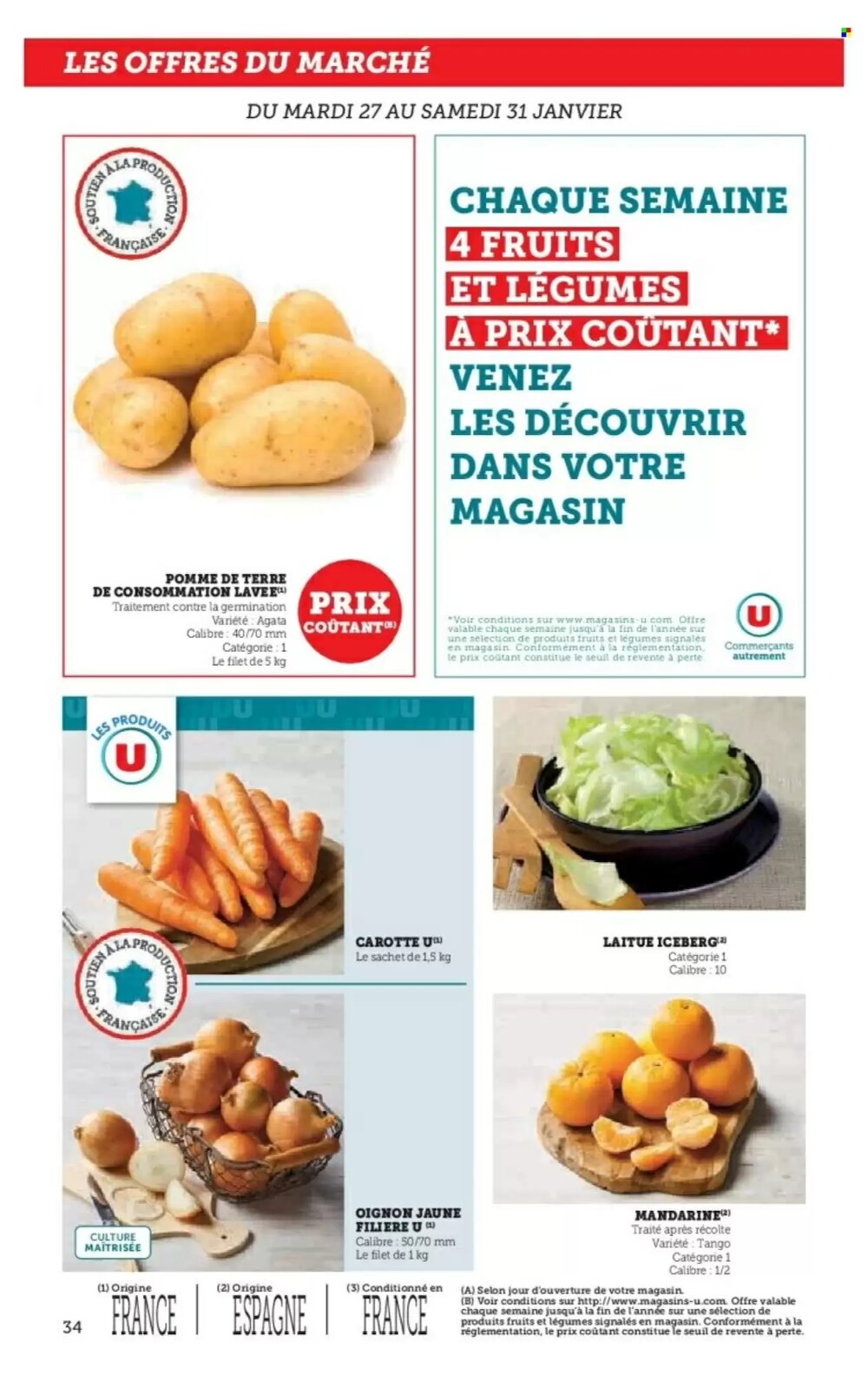 Prospectus promotionnel Hyper U valable à partir du 27/01/2026 - Page 34.