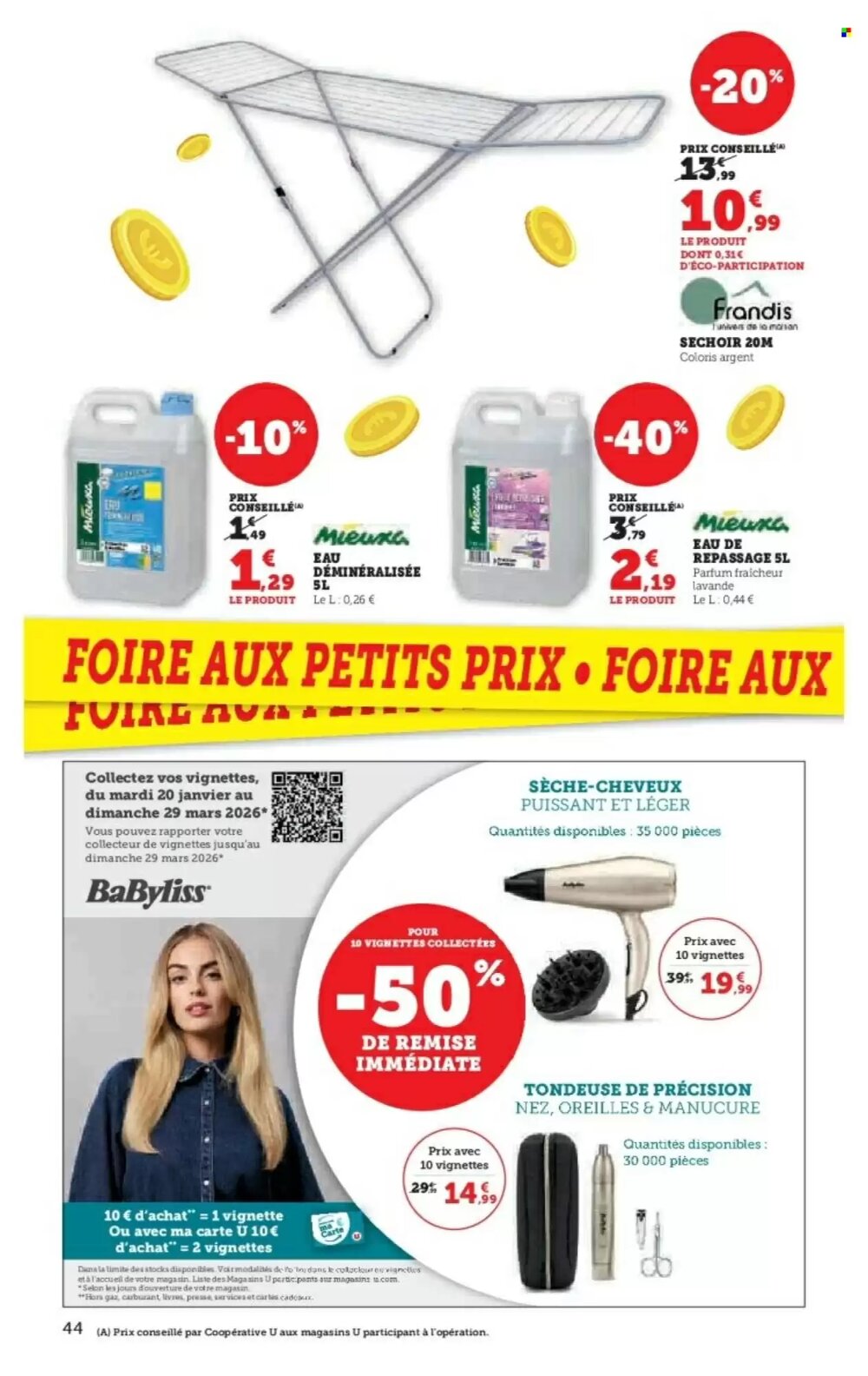 Prospectus promotionnel Hyper U valable à partir du 27/01/2026 - Page 44.