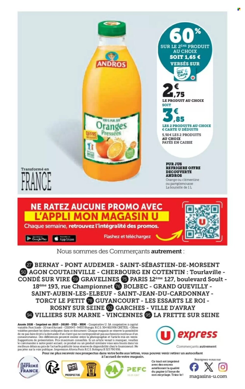 Prospectus promotionnel U Express valable à partir du 27/01/2026 - Page 12.