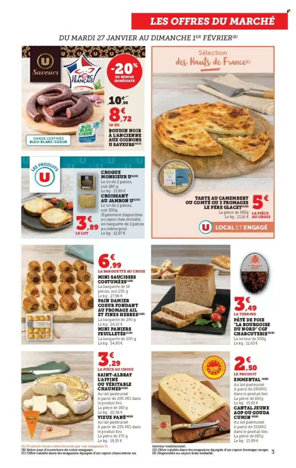 Prospectus promotionnel U Express valable à partir du 27/01/2026 - Page 3.