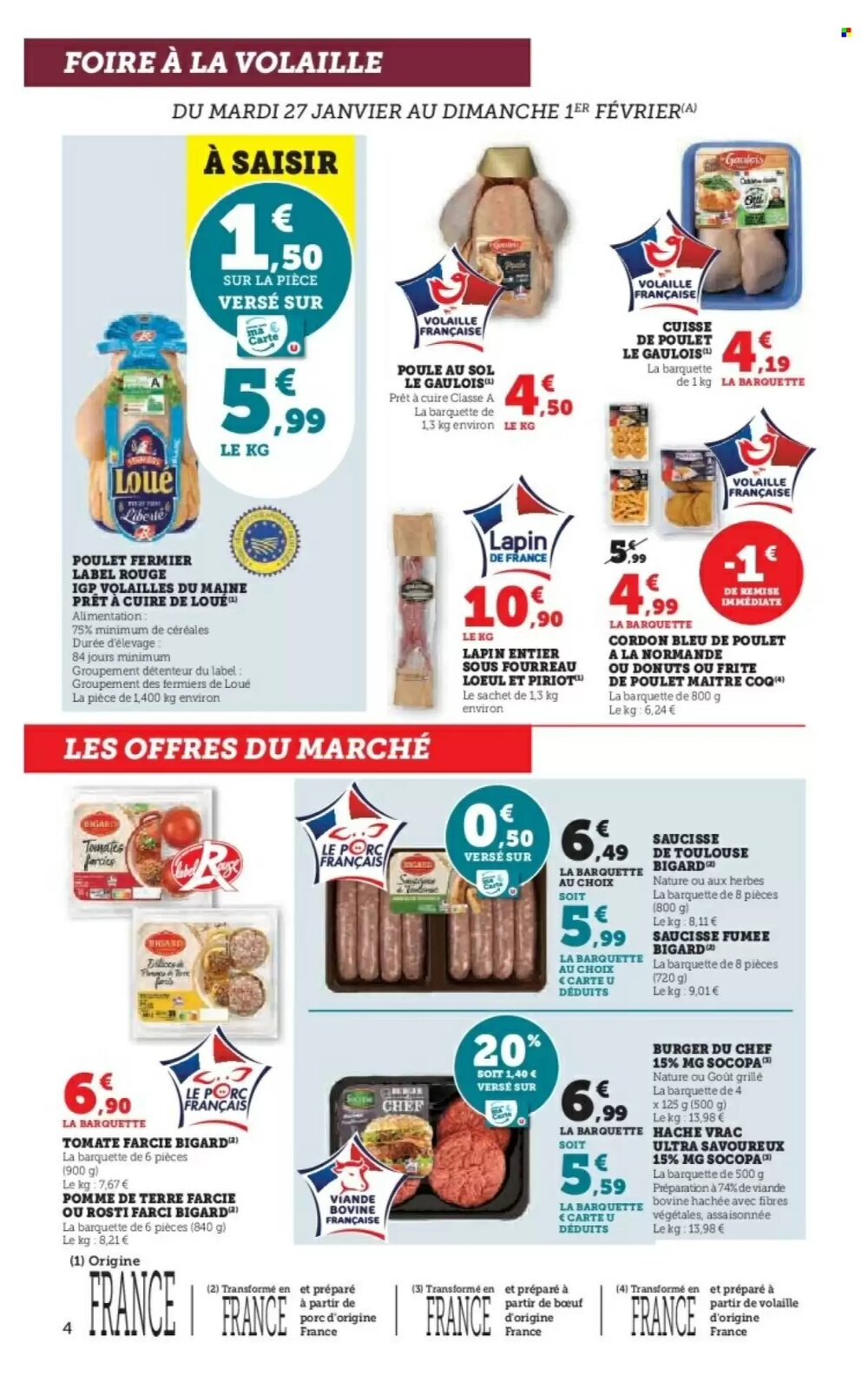 Prospectus promotionnel U Express valable à partir du 27/01/2026 - Page 4.