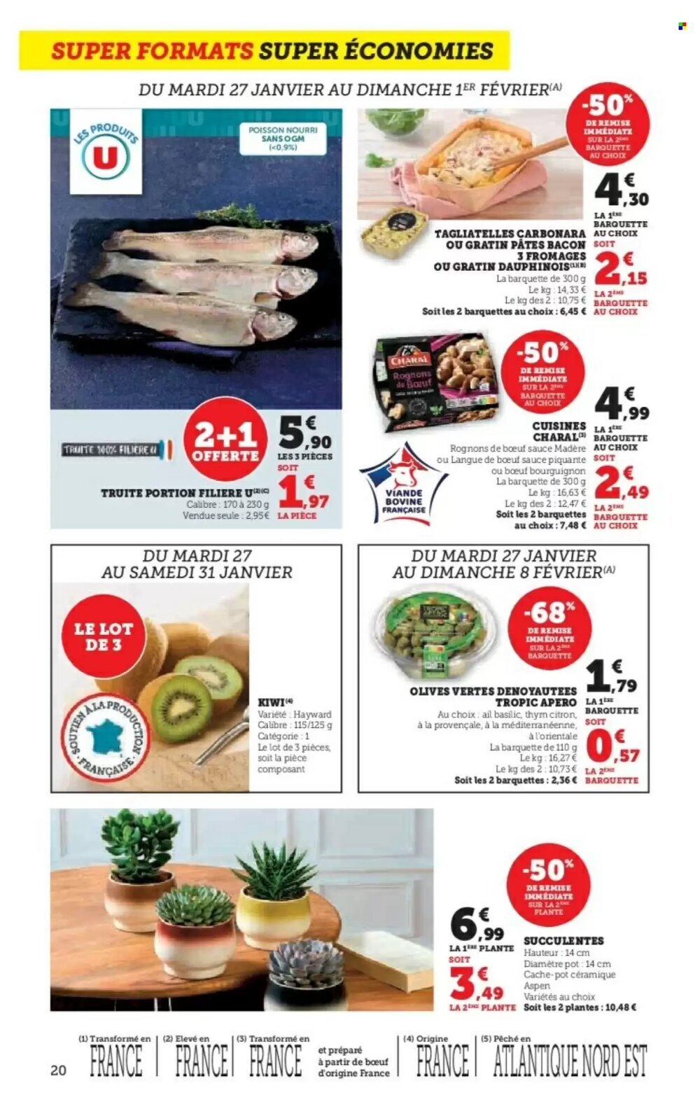 Prospectus promotionnel Super U valable à partir du 27/01/2026 - Page 20.