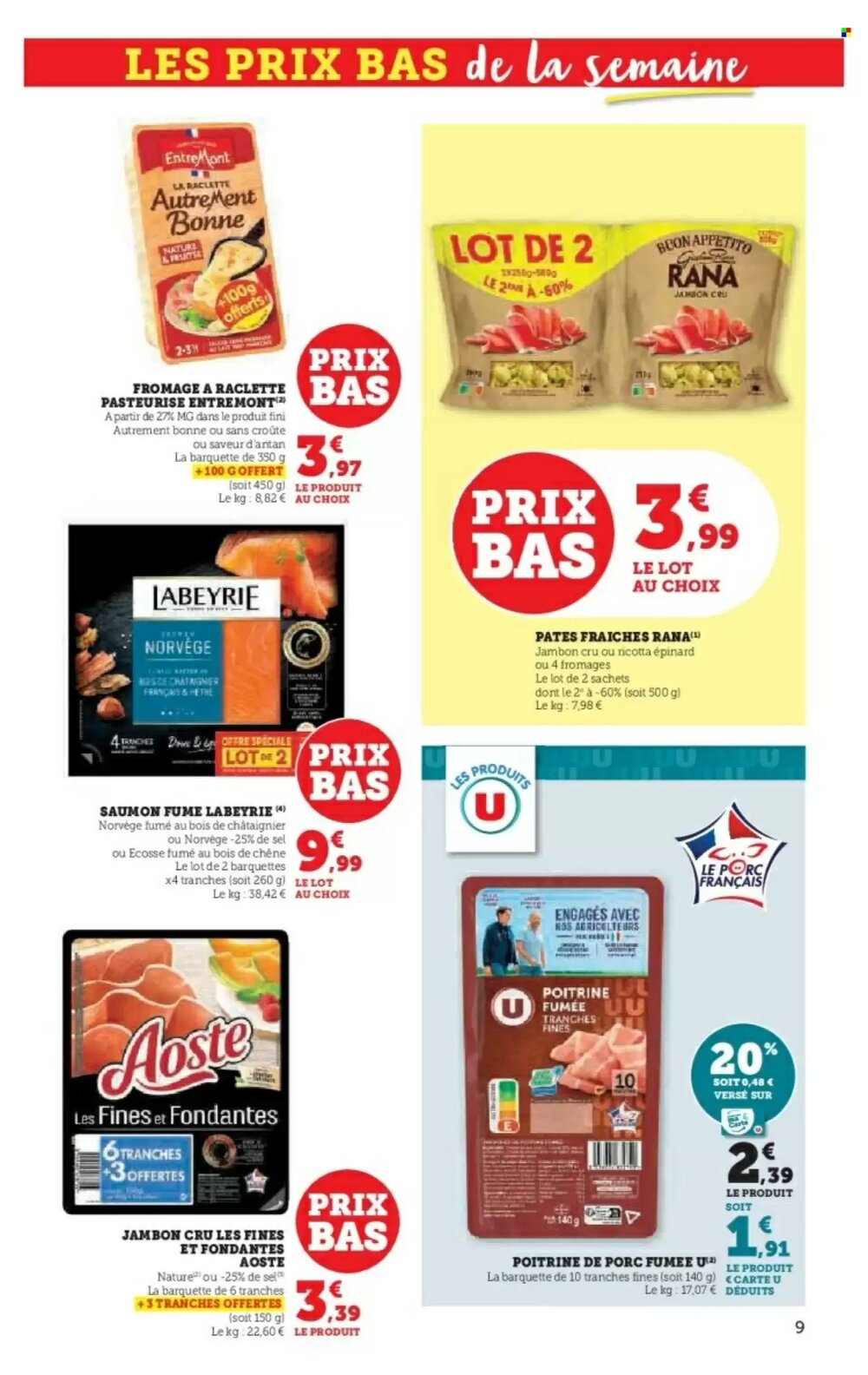 Prospectus promotionnel Super U valable à partir du 27/01/2026 - Page 9.