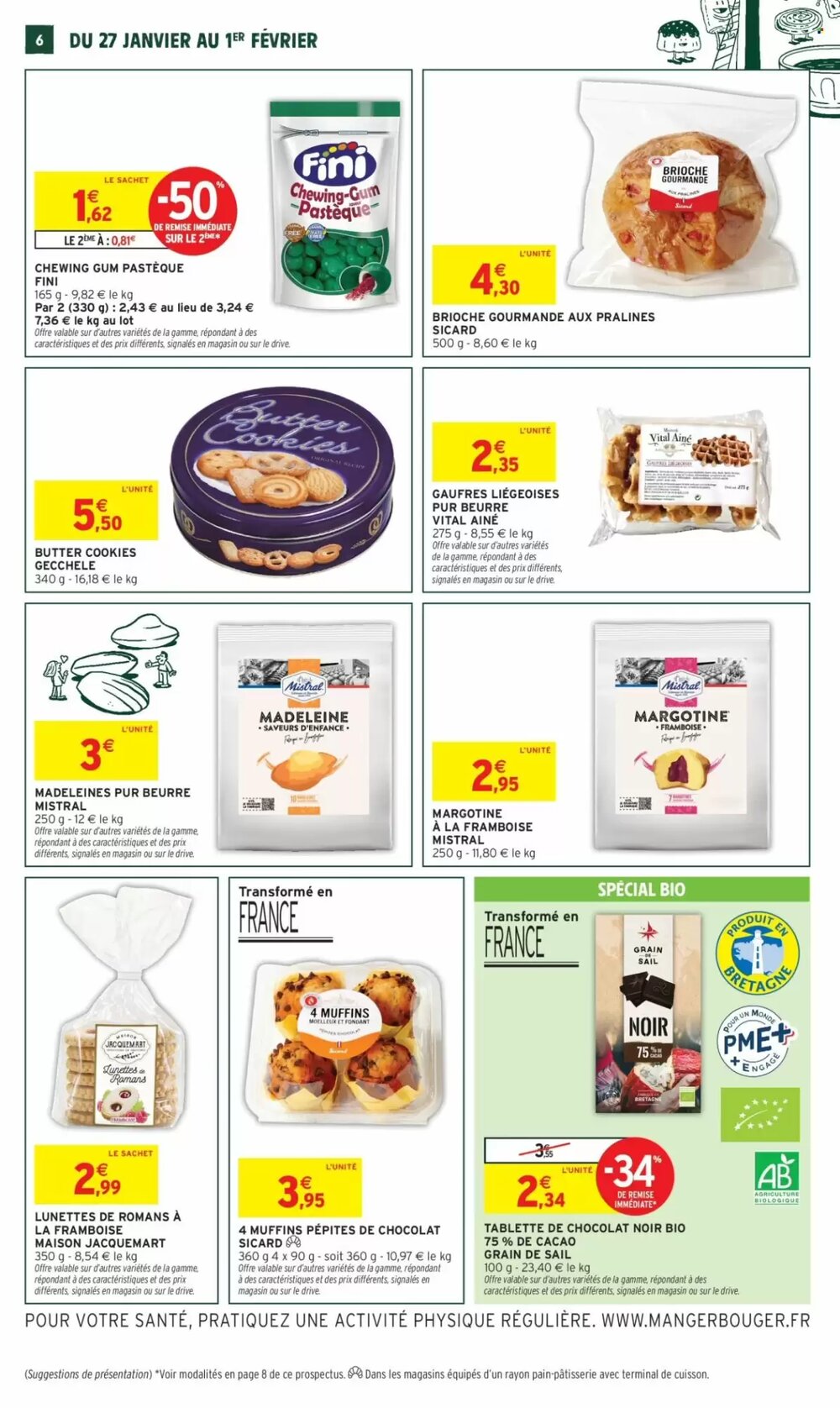 Prospectus promotionnel Intermarché valable à partir du 27/01/2026 - Page 6.