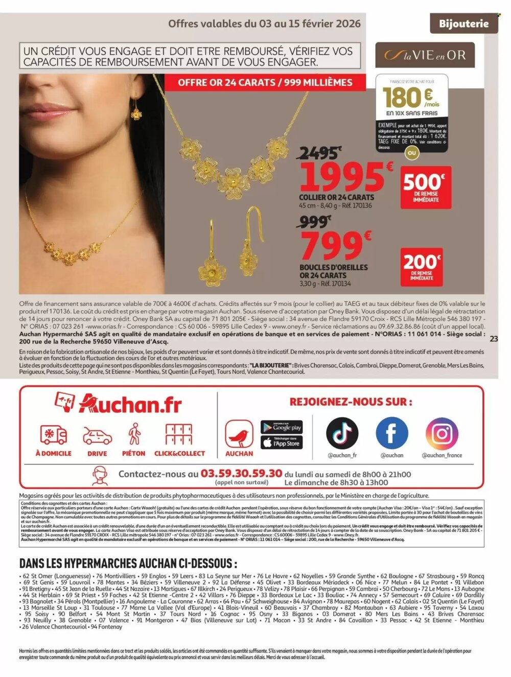 Prospectus promotionnel Auchan valable à partir du 27/01/2026 - Page 23.