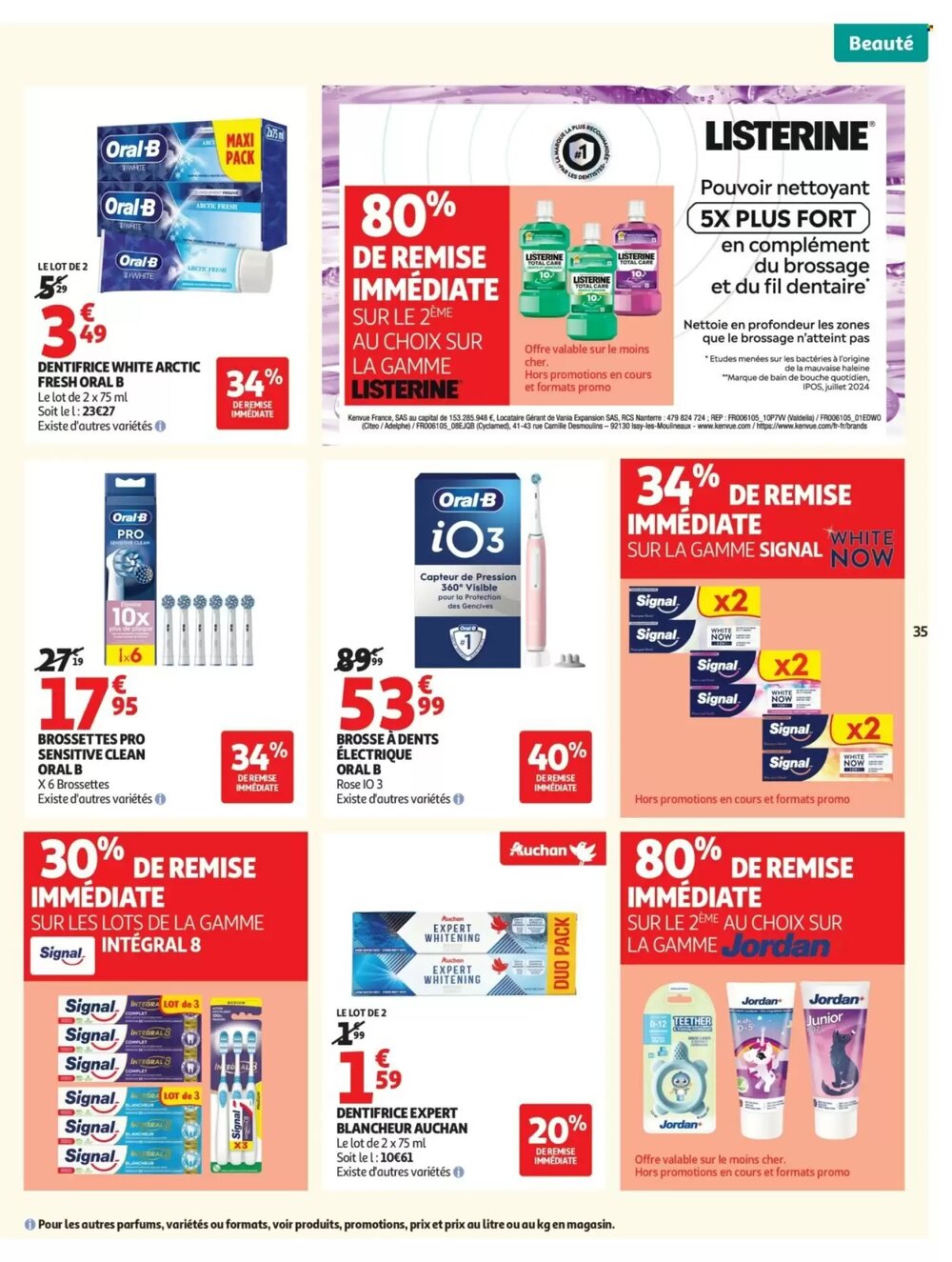 Prospectus promotionnel Auchan valable à partir du 27/01/2026 - Page 35.