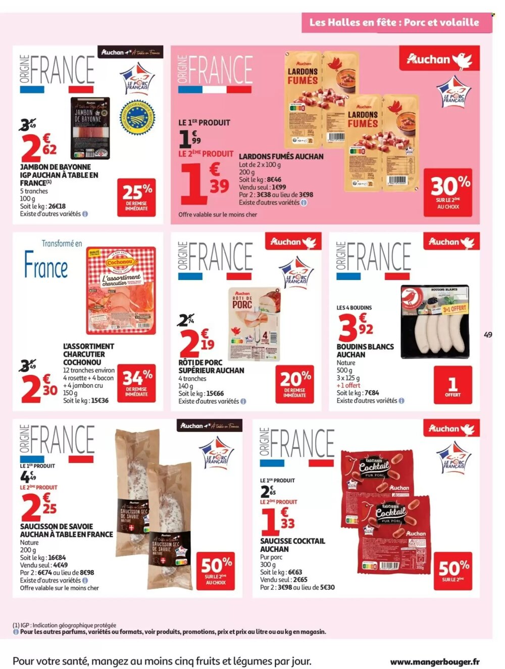 Prospectus promotionnel Auchan valable à partir du 27/01/2026 - Page 49.