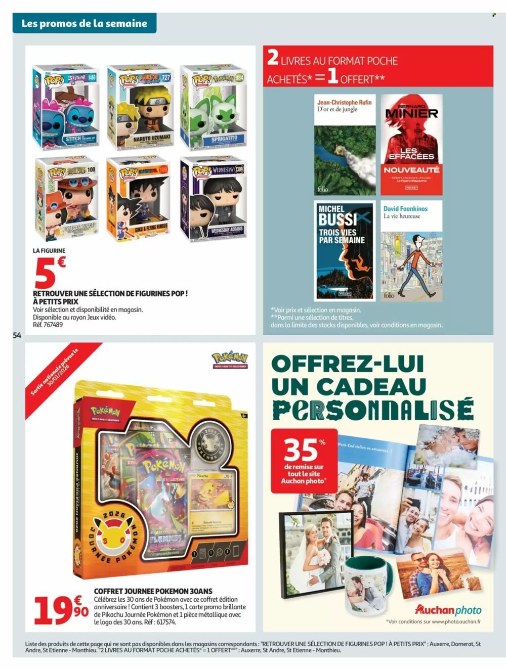 Prospectus promotionnel Auchan valable à partir du 27/01/2026 - Page 54.