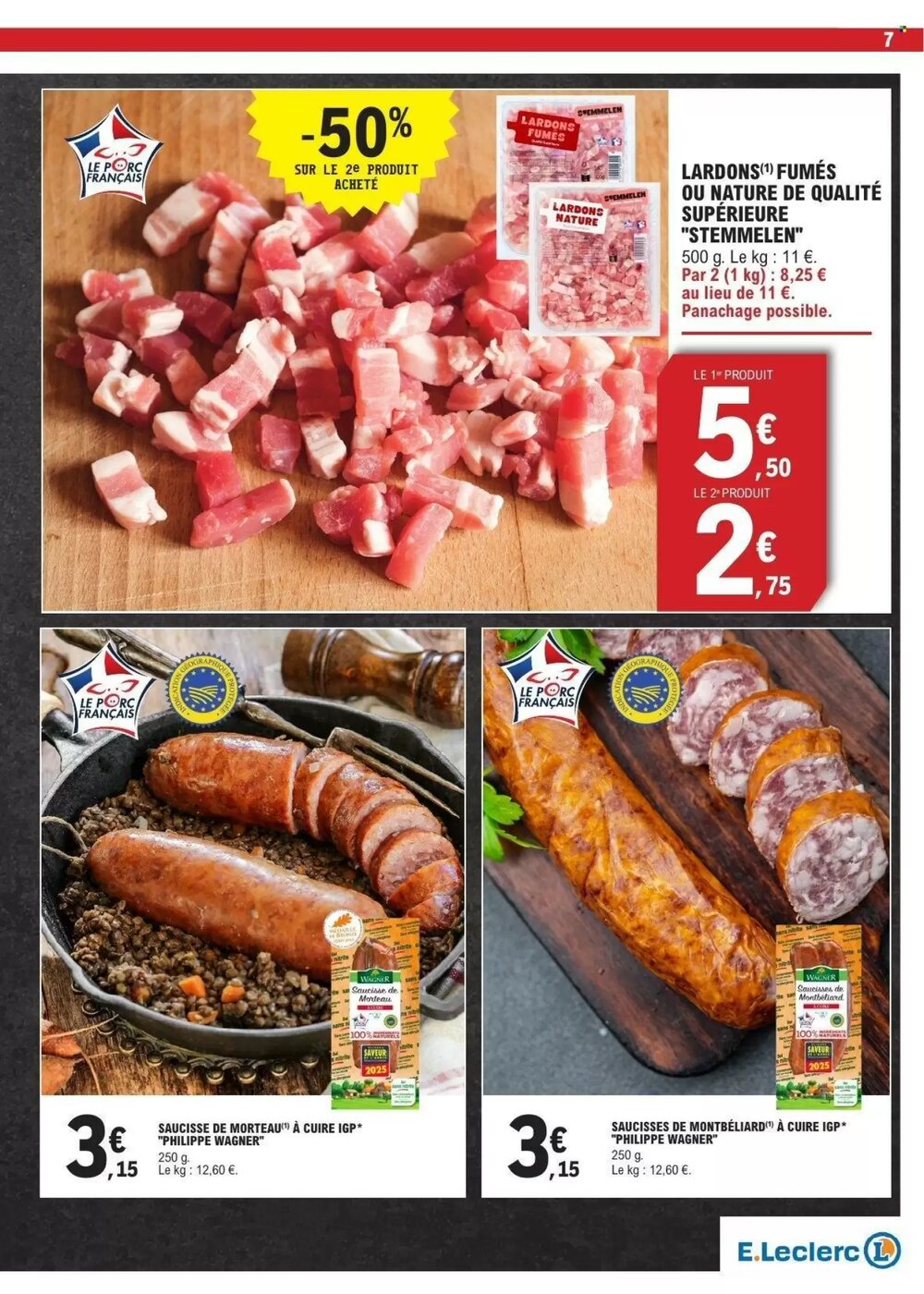 Prospectus promotionnel E.Leclerc valable à partir du 27/01/2026 - Page 7.