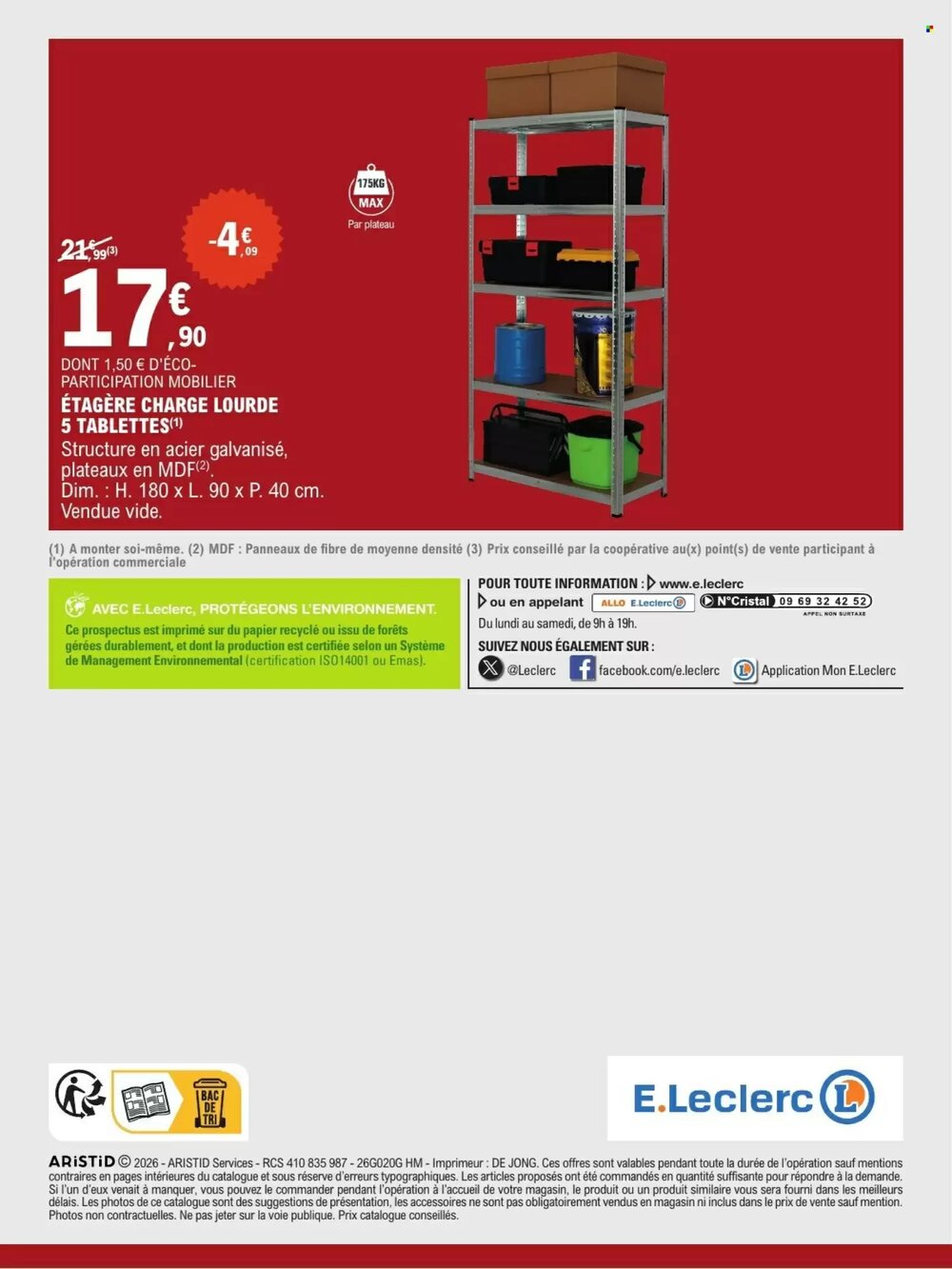 Prospectus promotionnel E.Leclerc valable à partir du 27/01/2026 - Page 20.