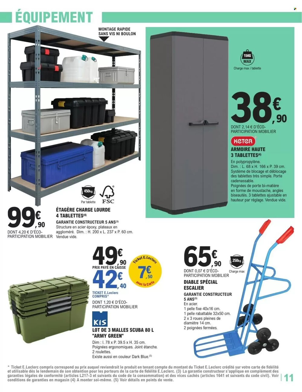 Prospectus promotionnel E.Leclerc Brico valable à partir du 27/01/2026 - Page 11.