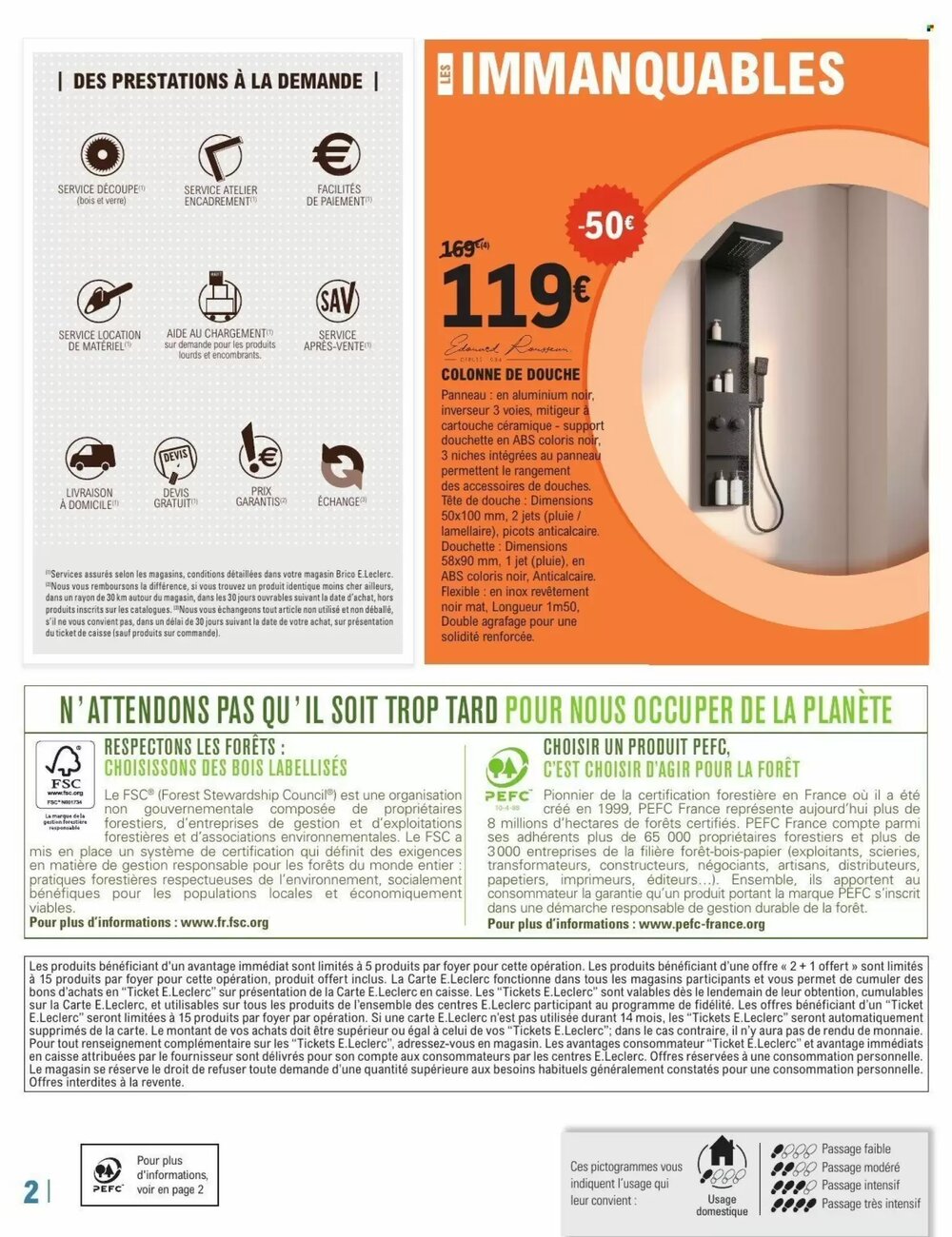Prospectus promotionnel E.Leclerc Brico valable à partir du 27/01/2026 - Page 2.
