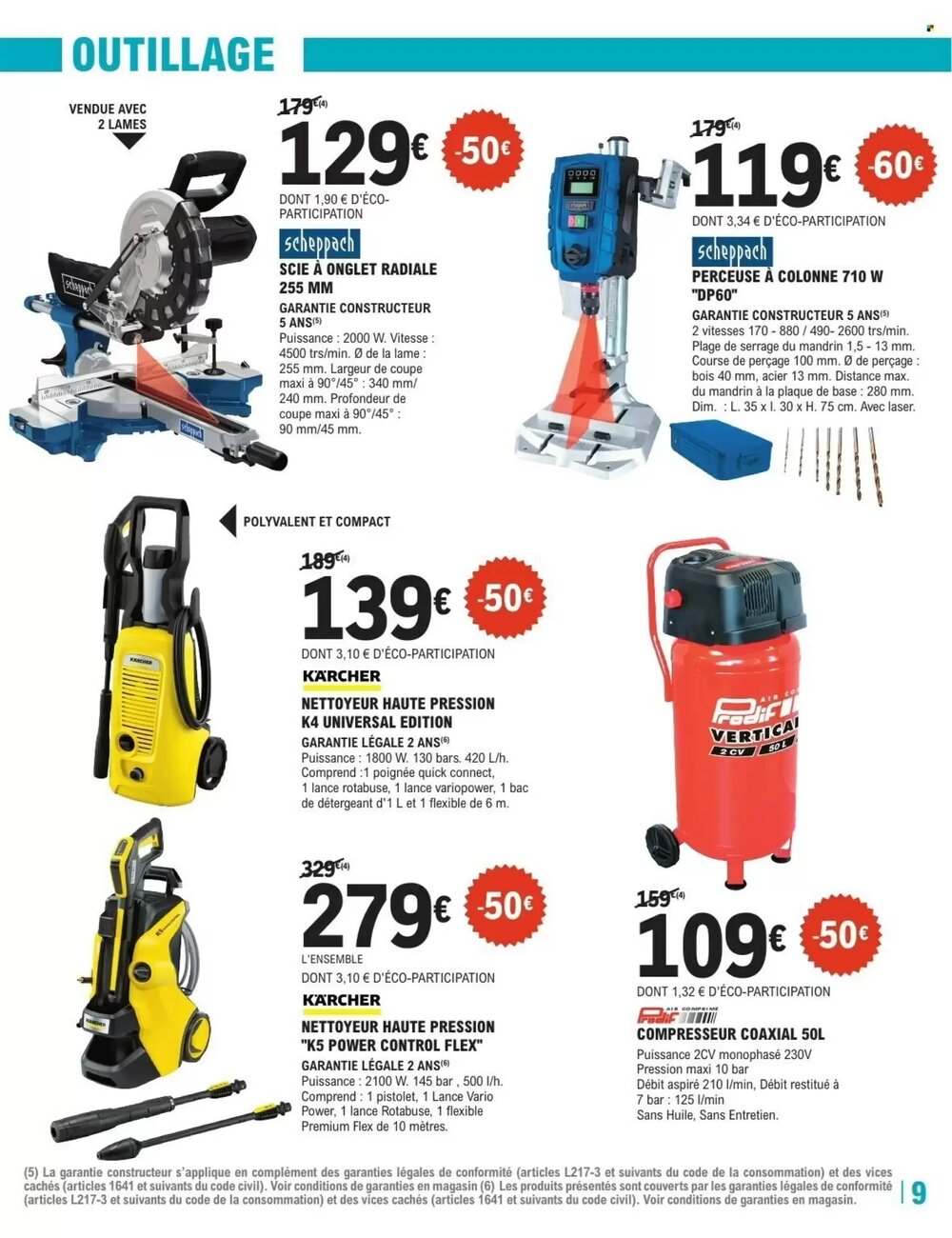 Prospectus promotionnel E.Leclerc Brico valable à partir du 27/01/2026 - Page 9.