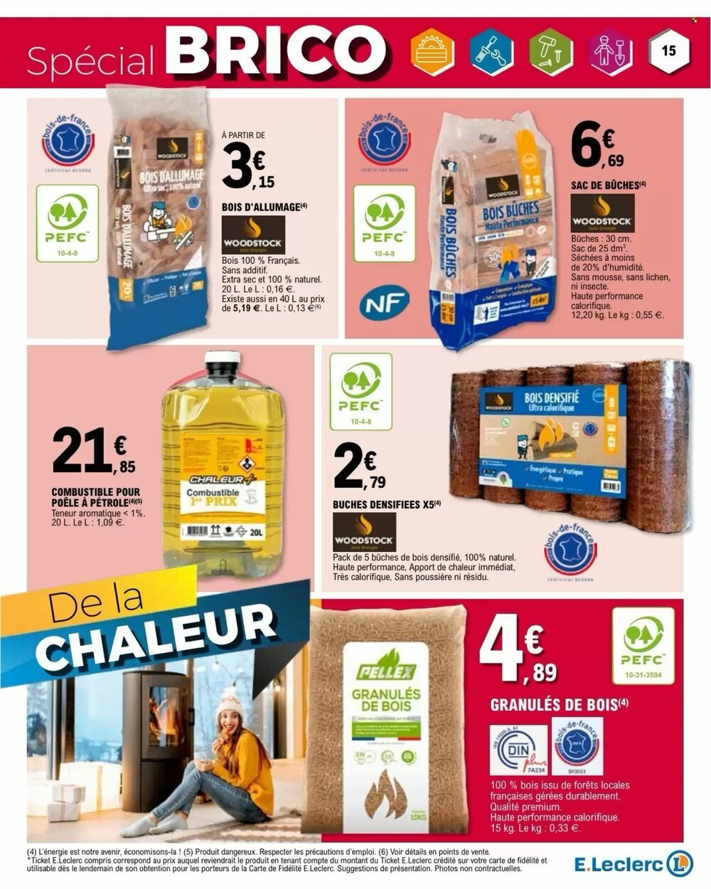Prospectus promotionnel E.Leclerc valable à partir du 27/01/2026 - Page 15.