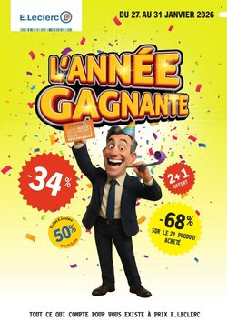 Prospectus promotionnel E.Leclerc valable à partir du 27/01/2026