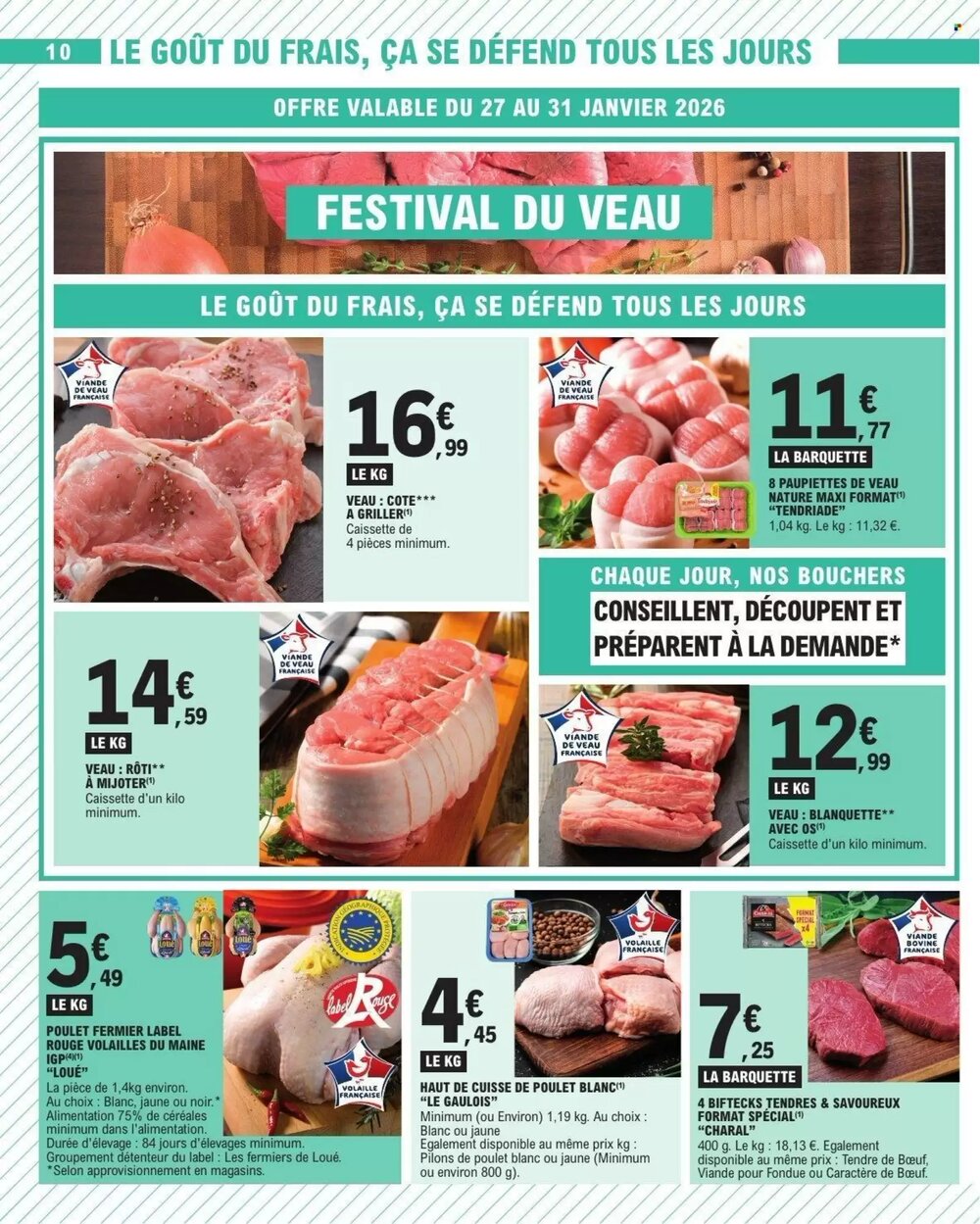 Prospectus promotionnel E.Leclerc valable à partir du 27/01/2026 - Page 10.