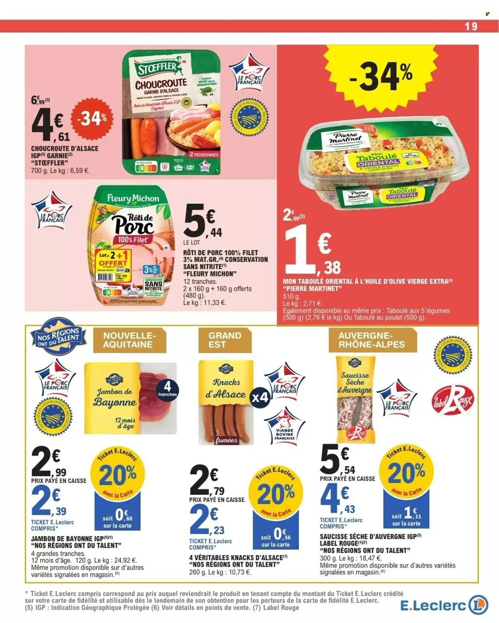 Prospectus promotionnel E.Leclerc valable à partir du 27/01/2026 - Page 19.