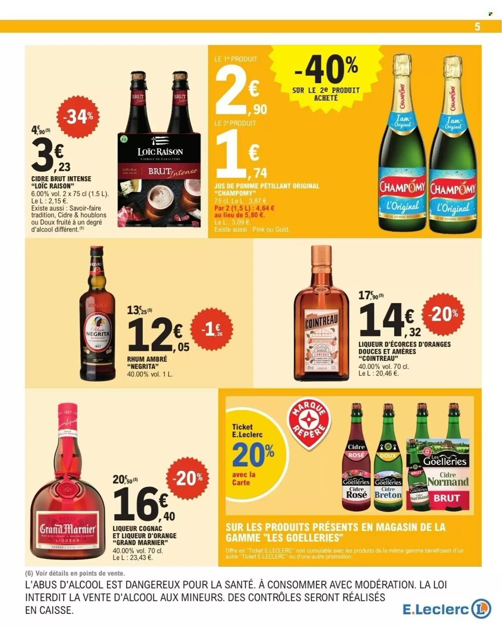 Prospectus promotionnel E.Leclerc valable à partir du 27/01/2026 - Page 5.