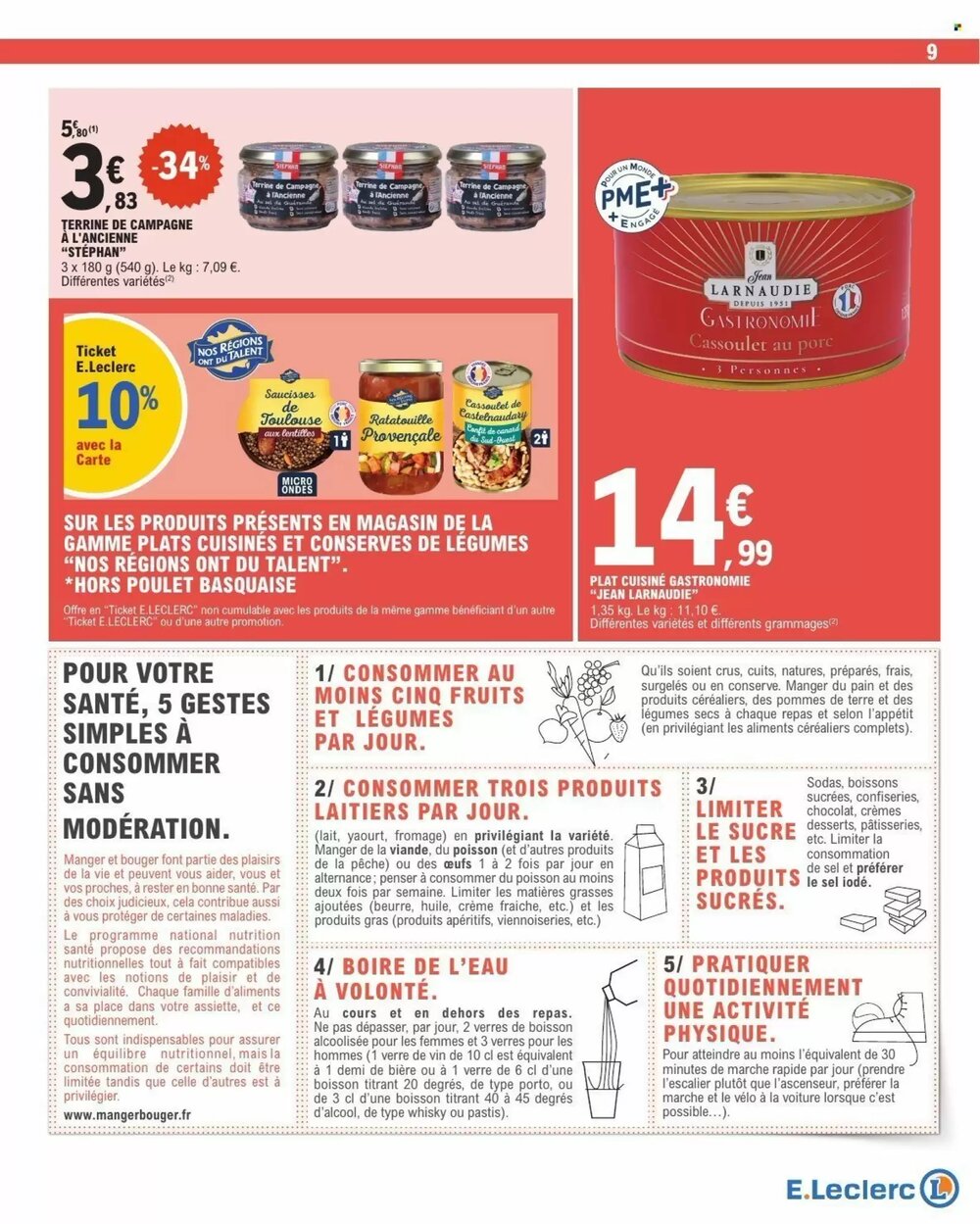 Prospectus promotionnel E.Leclerc valable à partir du 27/01/2026 - Page 9.