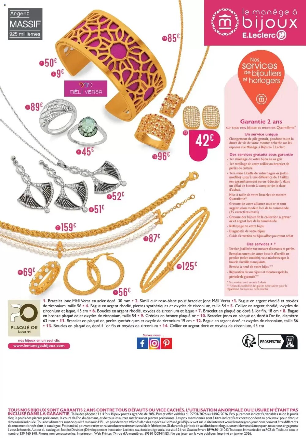 Prospectus promotionnel E.Leclerc valable à partir du 27/01/2026 - Page 12.
