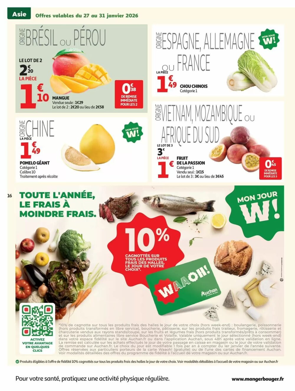 Prospectus promotionnel Auchan valable à partir du 27/01/2026 - Page 16.