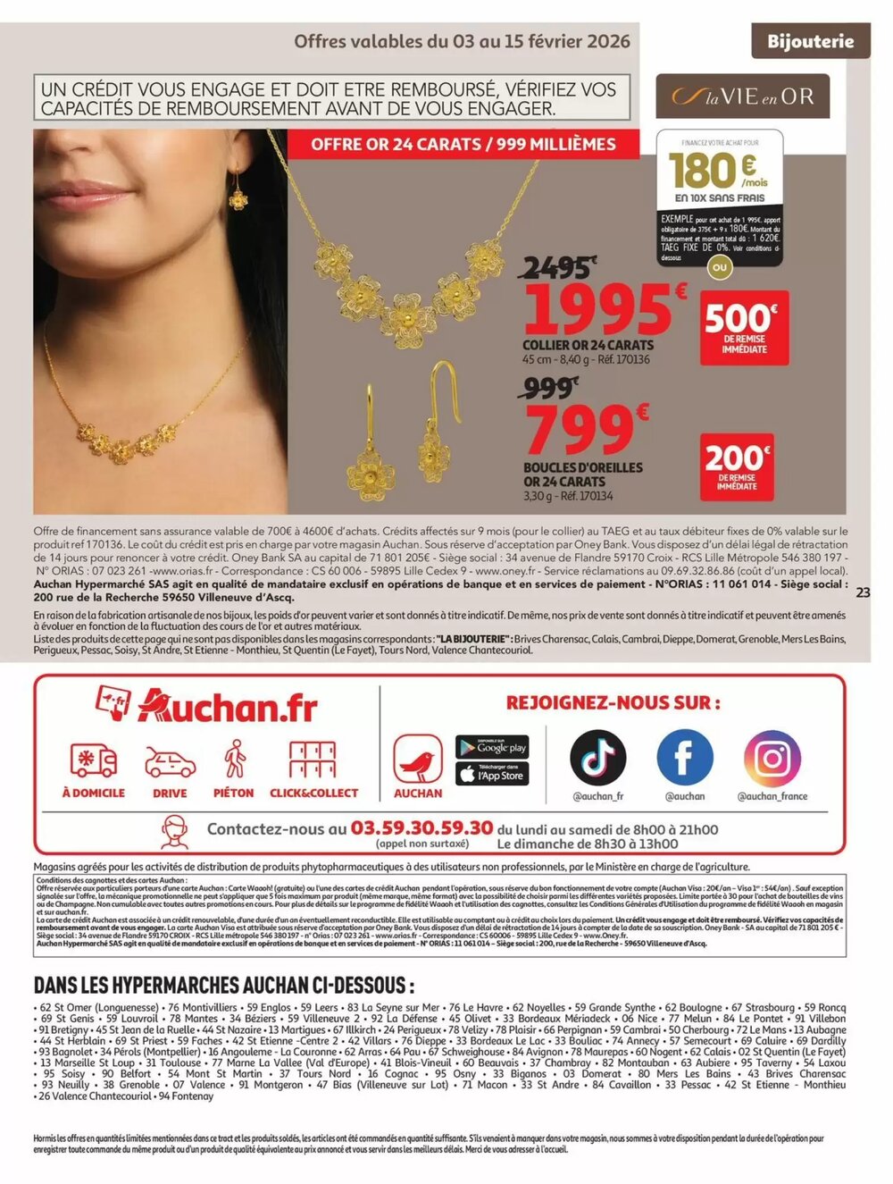 Prospectus promotionnel Auchan valable à partir du 27/01/2026 - Page 23.