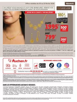 Prospectus promotionnel Auchan valable à partir du 27/01/2026 - Page 23.