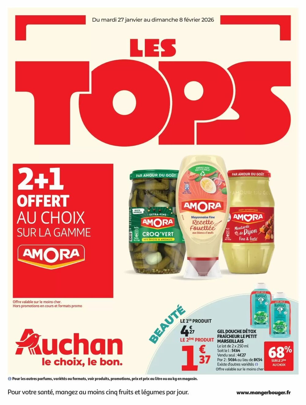Prospectus promotionnel Auchan valable à partir du 27/01/2026 - Page 1.