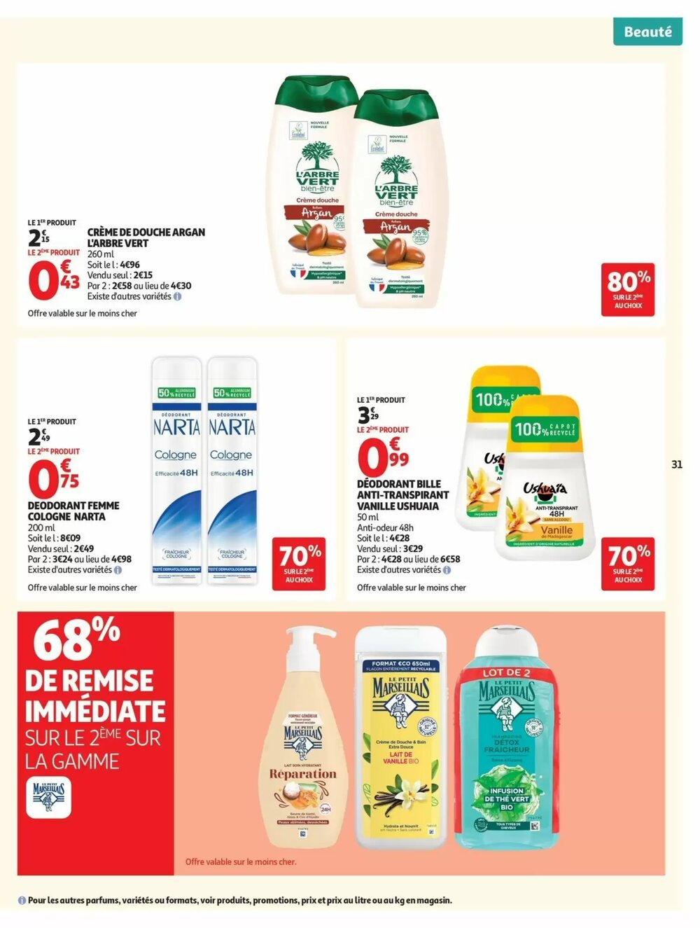Prospectus promotionnel Auchan valable à partir du 27/01/2026 - Page 31.