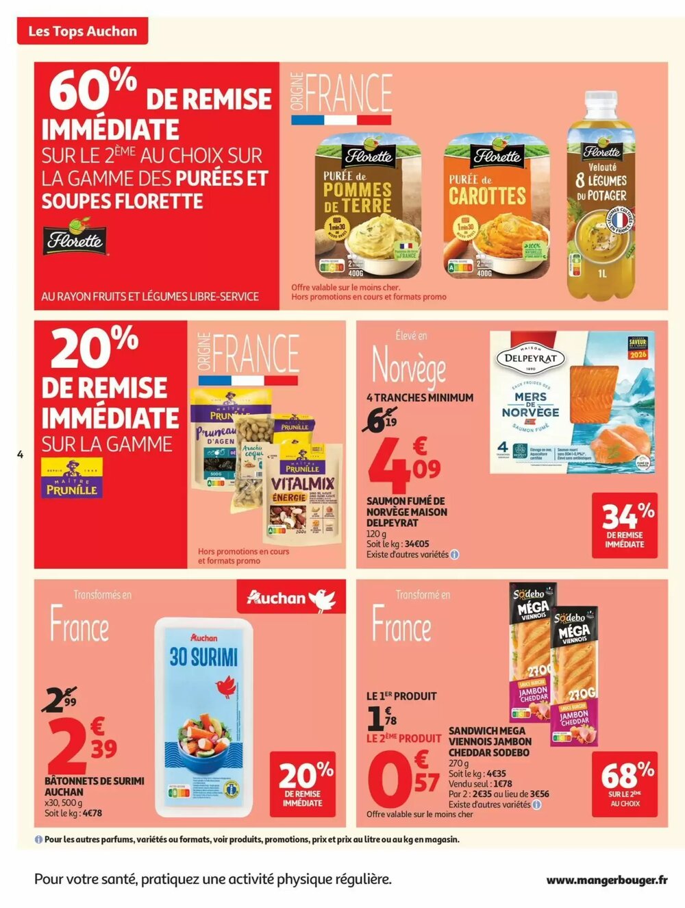 Prospectus promotionnel Auchan valable à partir du 27/01/2026 - Page 4.