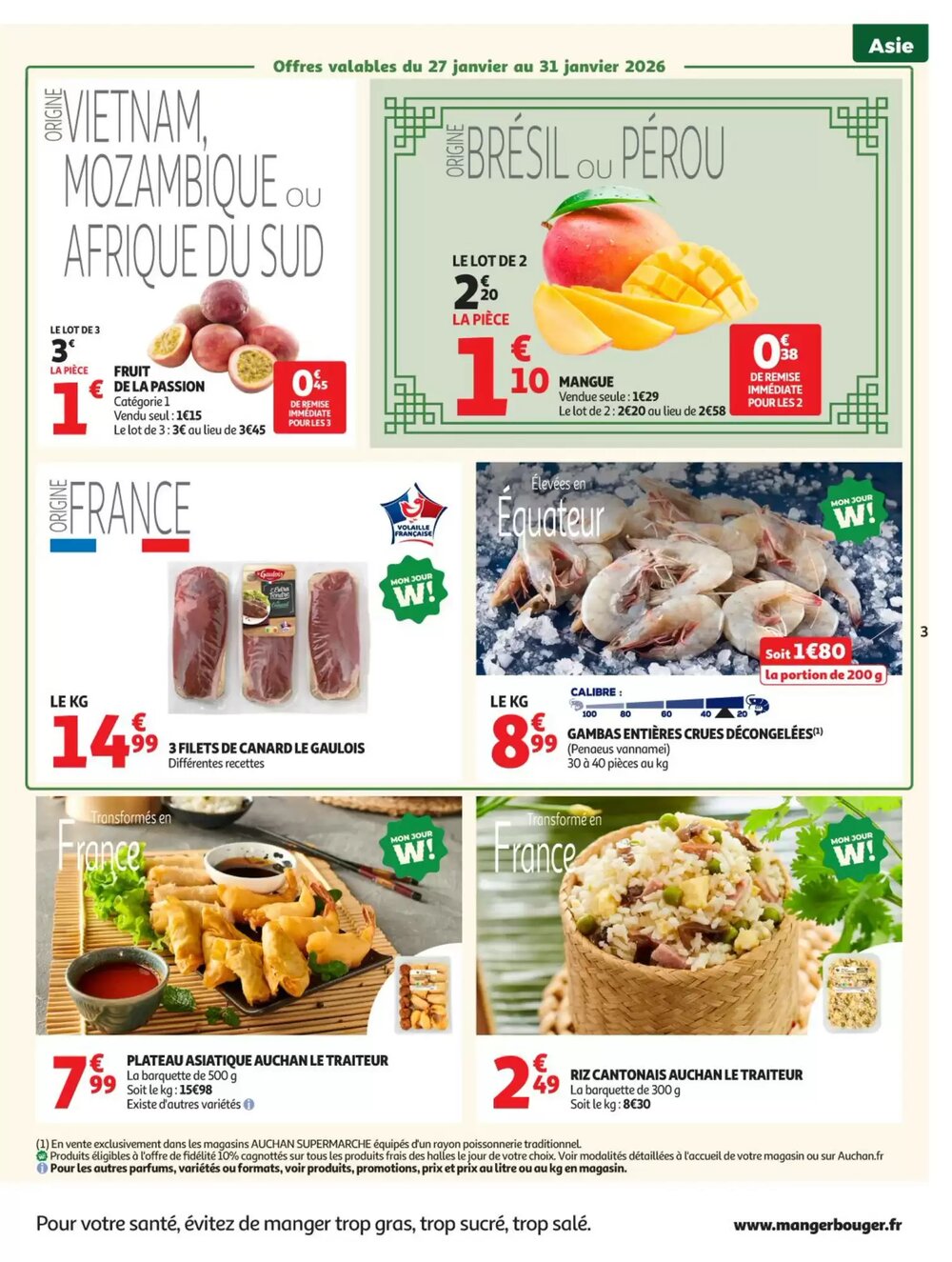 Prospectus promotionnel Auchan valable à partir du 27/01/2026 - Page 3.