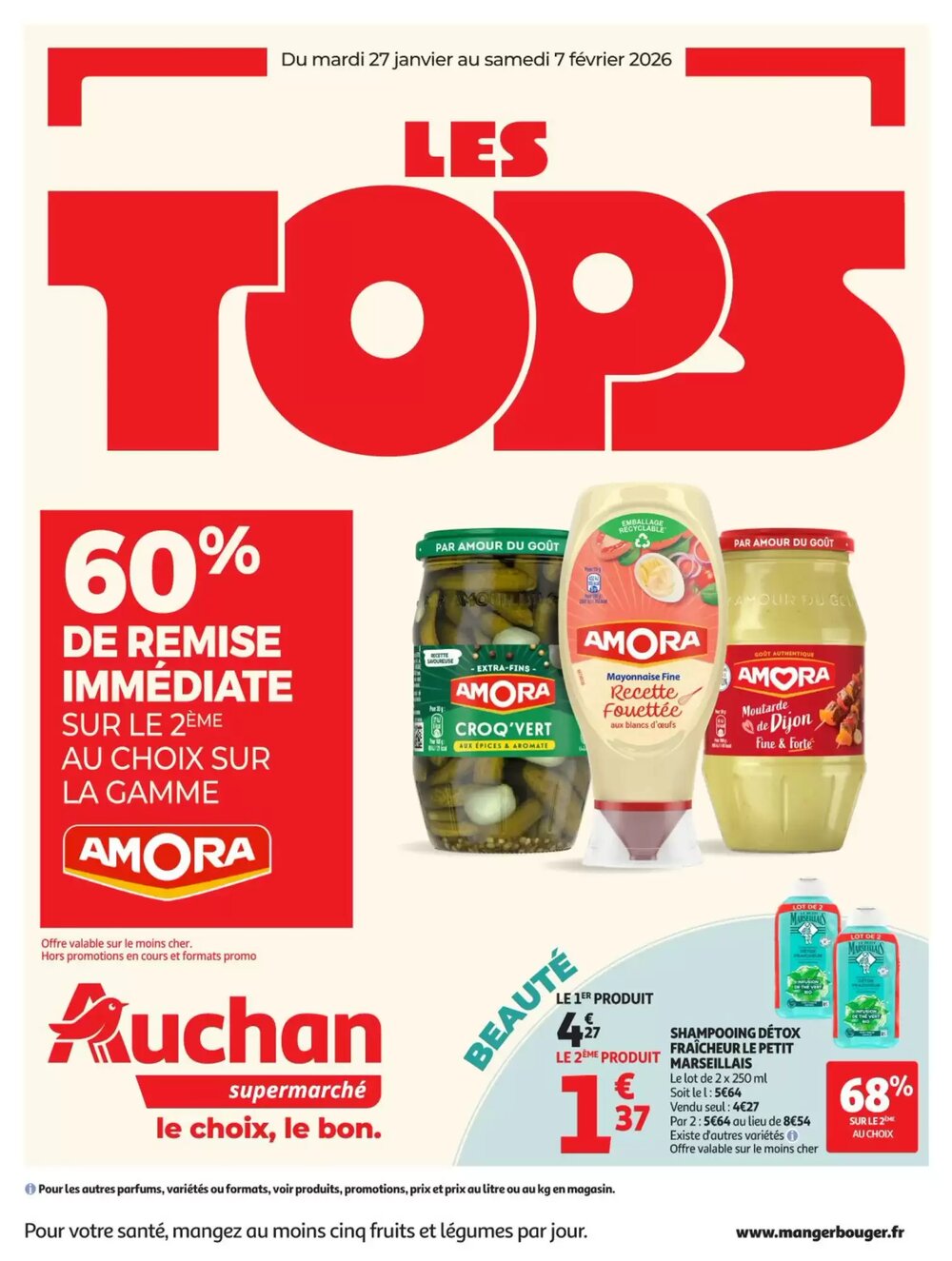 Prospectus promotionnel Auchan valable à partir du 27/01/2026 - Page 1.
