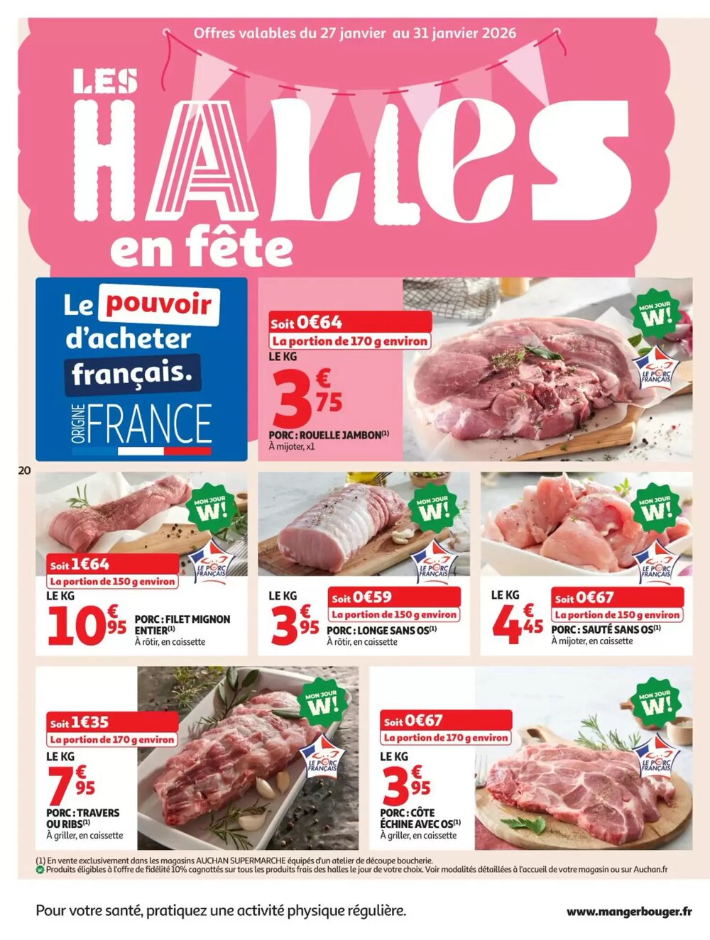 Prospectus promotionnel Auchan valable à partir du 27/01/2026 - Page 20.