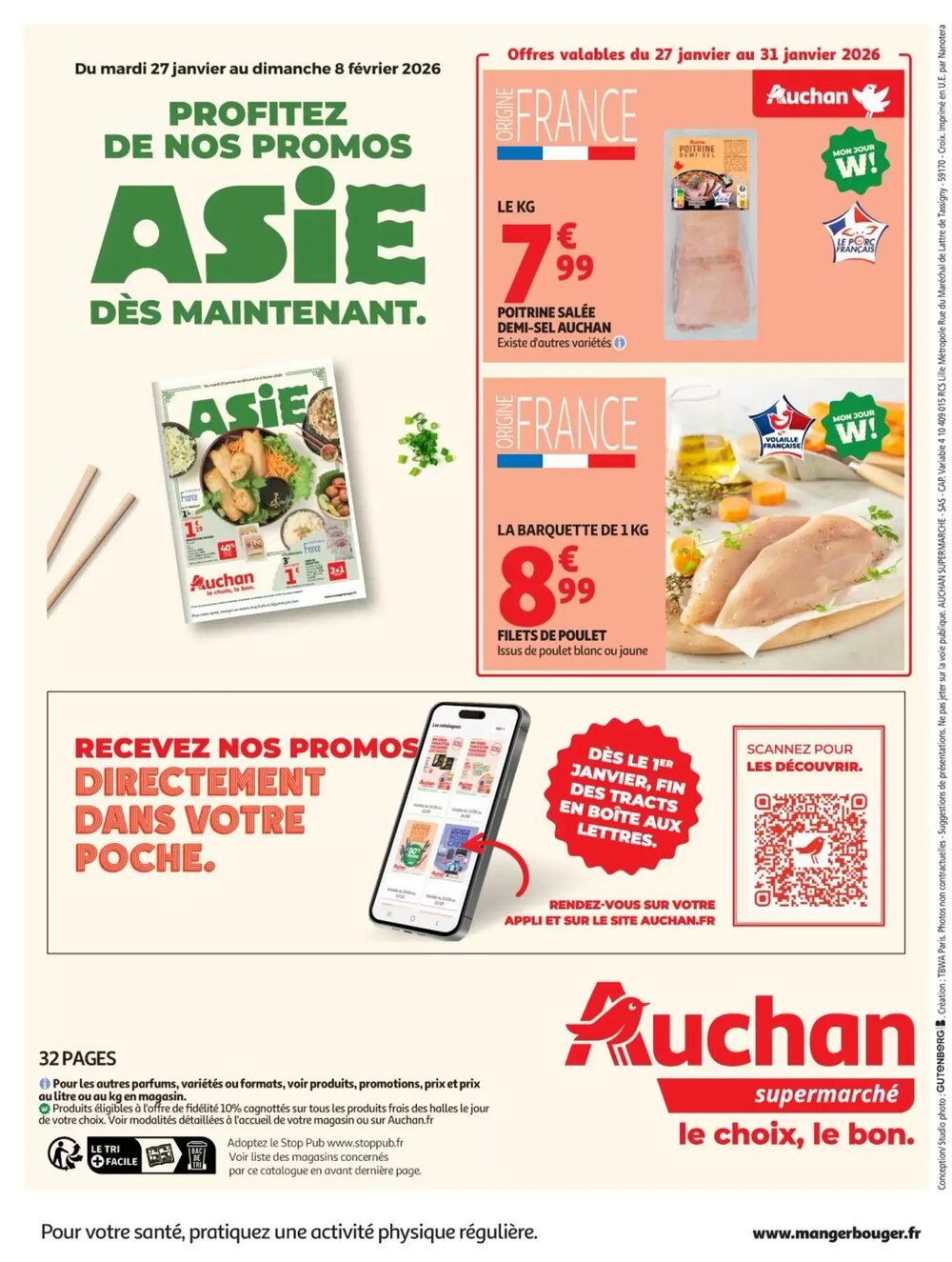 Prospectus promotionnel Auchan valable à partir du 27/01/2026 - Page 32.