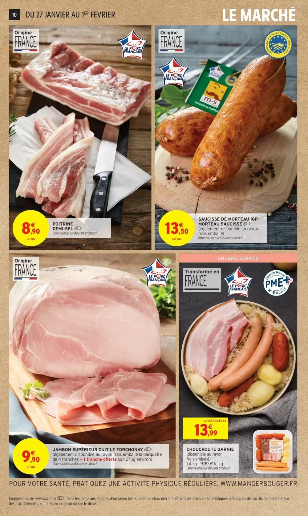 Prospectus promotionnel Intermarché valable à partir du 27/01/2026 - Page 10.