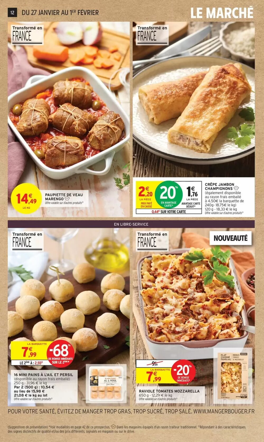 Prospectus promotionnel Intermarché valable à partir du 27/01/2026 - Page 12.