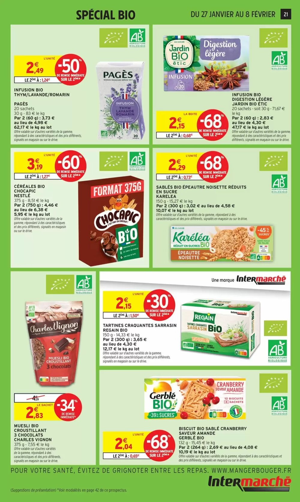 Prospectus promotionnel Intermarché valable à partir du 27/01/2026 - Page 21.