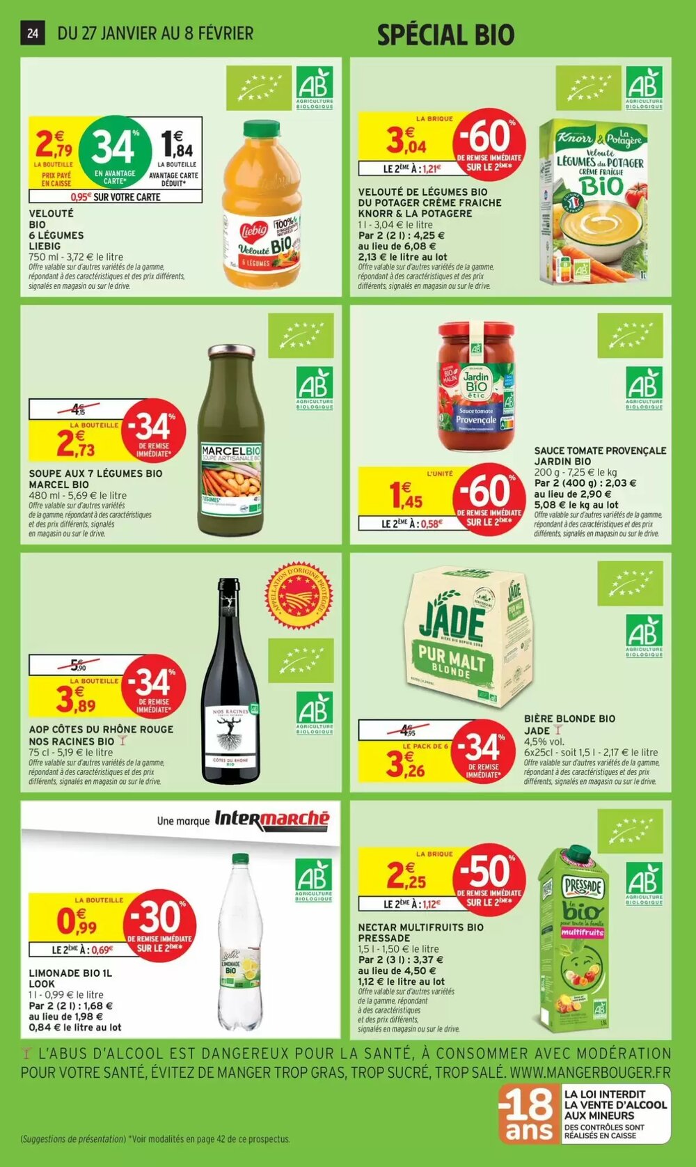 Prospectus promotionnel Intermarché valable à partir du 27/01/2026 - Page 24.