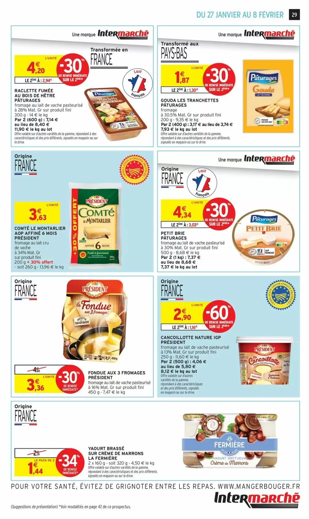 Prospectus promotionnel Intermarché valable à partir du 27/01/2026 - Page 29.