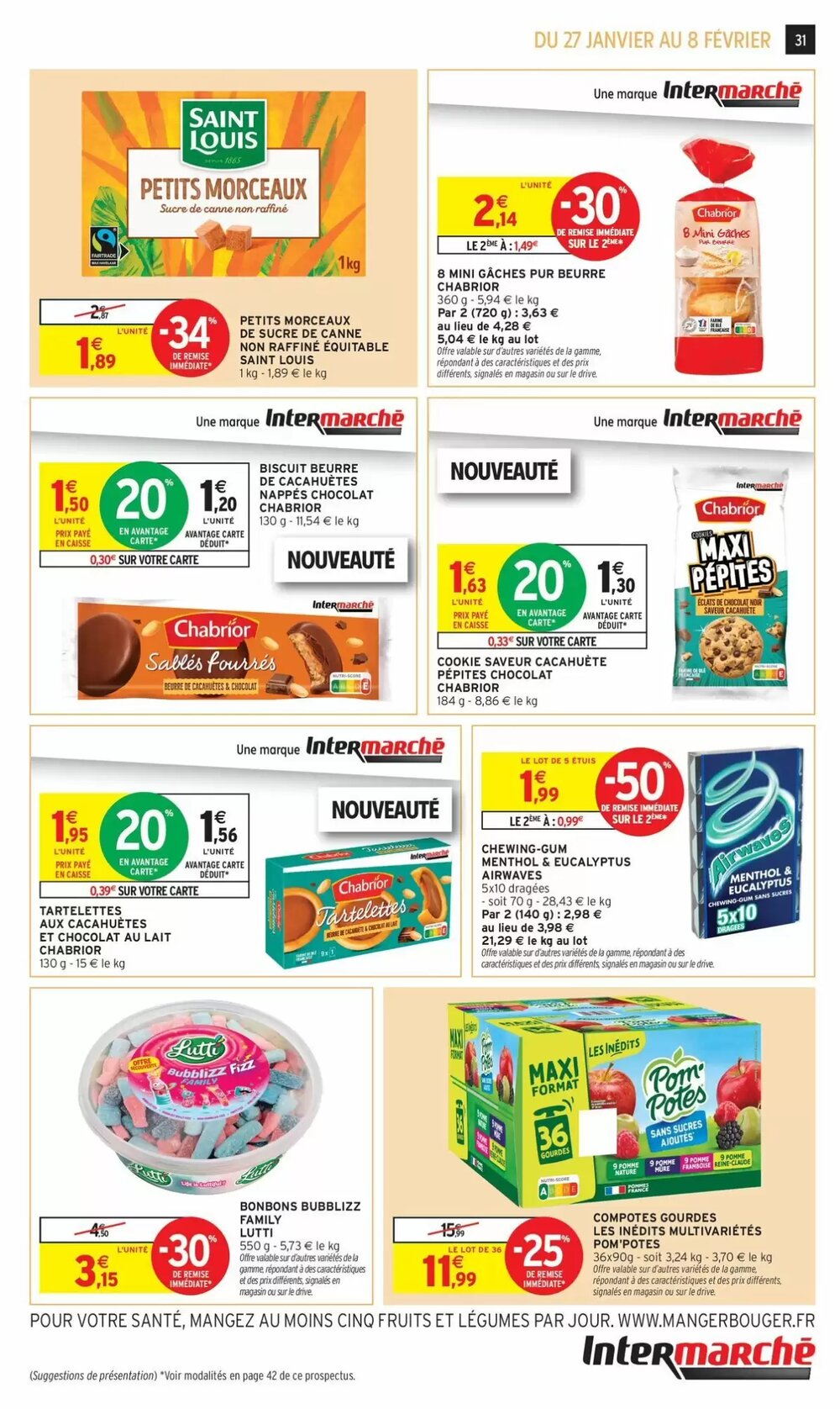 Prospectus promotionnel Intermarché valable à partir du 27/01/2026 - Page 31.