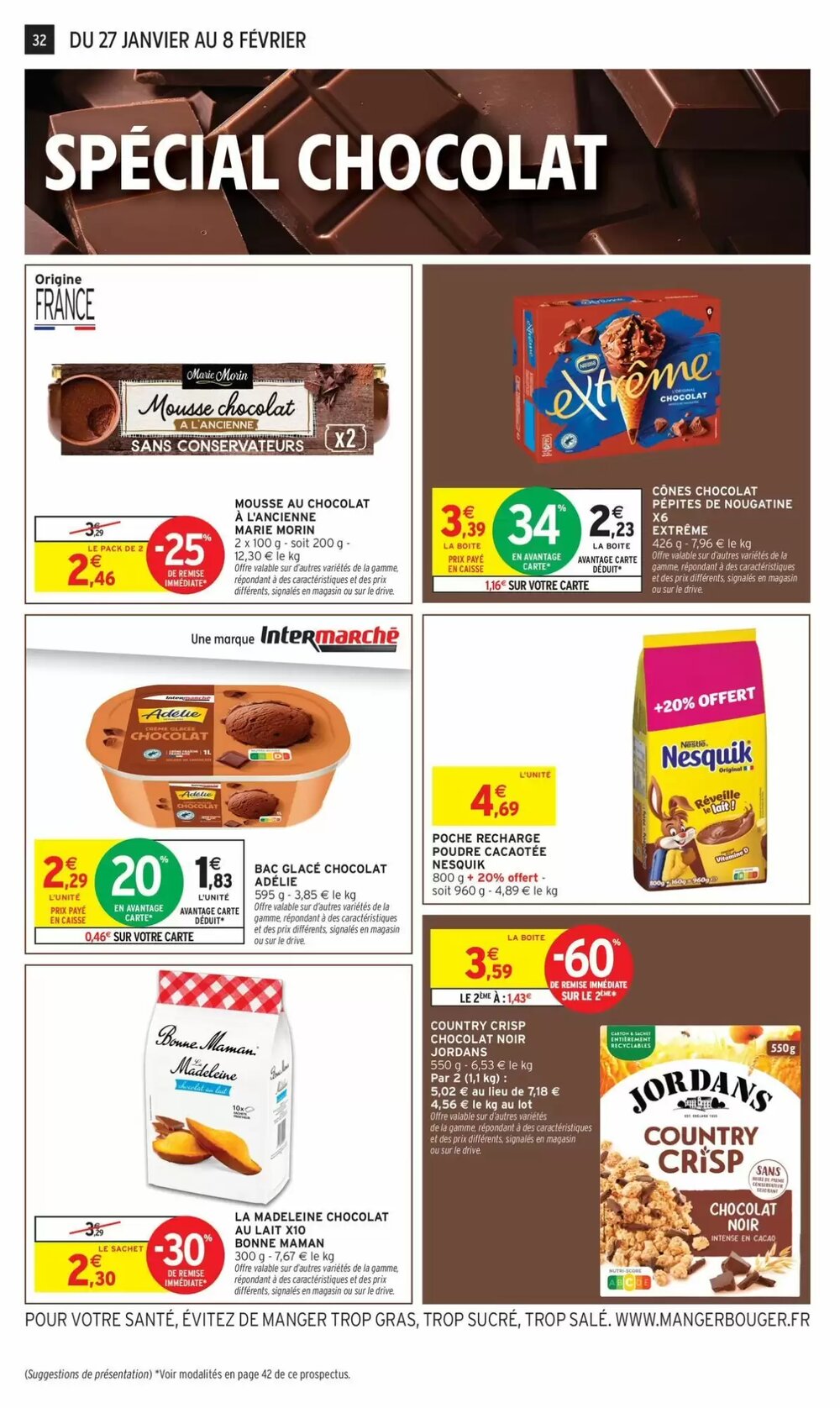 Prospectus promotionnel Intermarché valable à partir du 27/01/2026 - Page 32.
