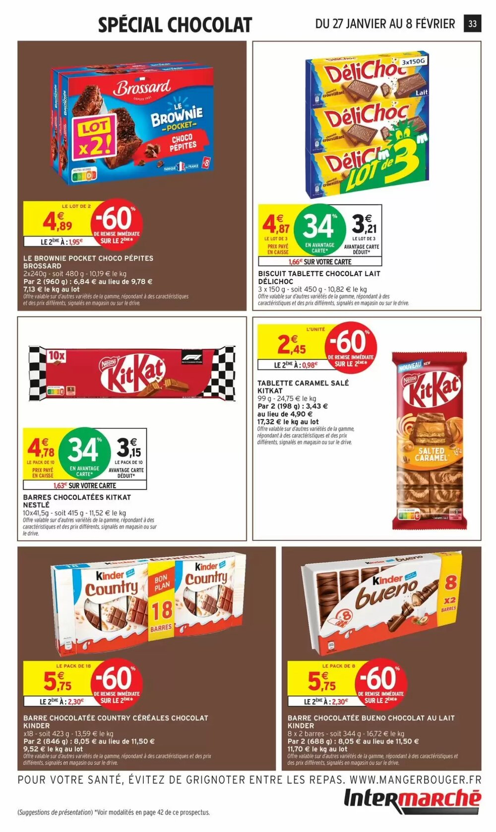 Prospectus promotionnel Intermarché valable à partir du 27/01/2026 - Page 33.
