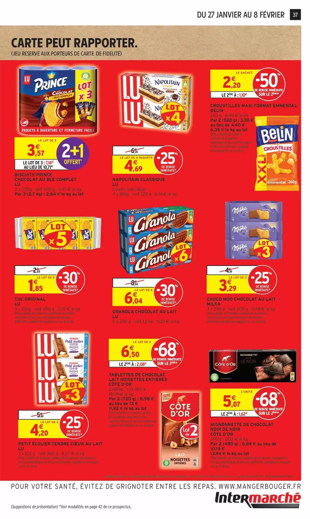 Prospectus promotionnel Intermarché valable à partir du 27/01/2026 - Page 37.