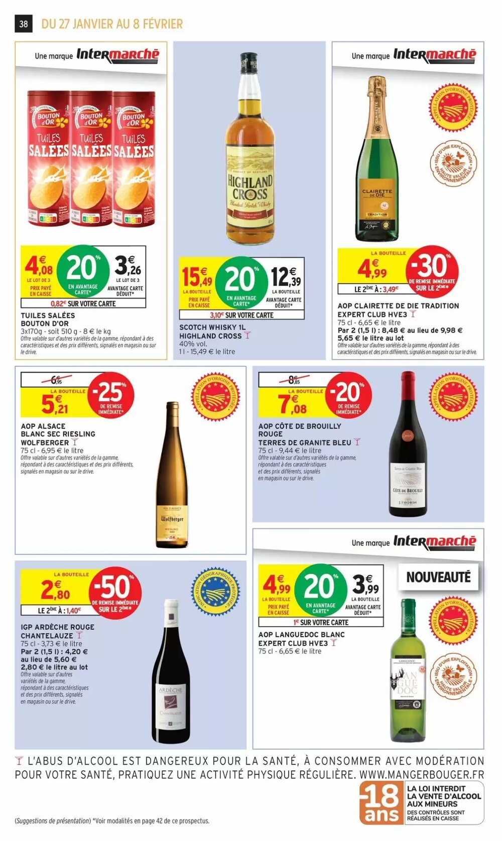 Prospectus promotionnel Intermarché valable à partir du 27/01/2026 - Page 38.