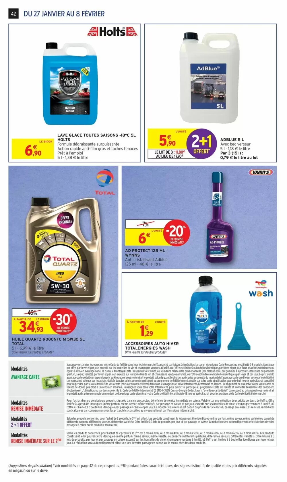 Prospectus promotionnel Intermarché valable à partir du 27/01/2026 - Page 42.
