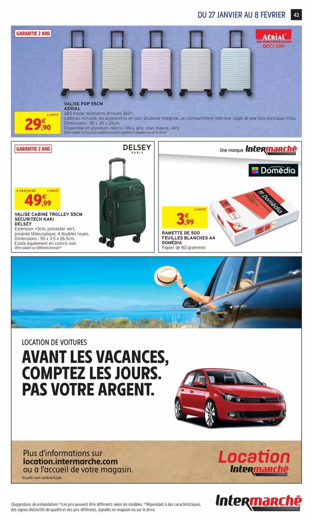 Prospectus promotionnel Intermarché valable à partir du 27/01/2026 - Page 43.