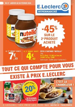 Prospectus promotionnel E.Leclerc valable à partir du 27/01/2026 - Page 1.