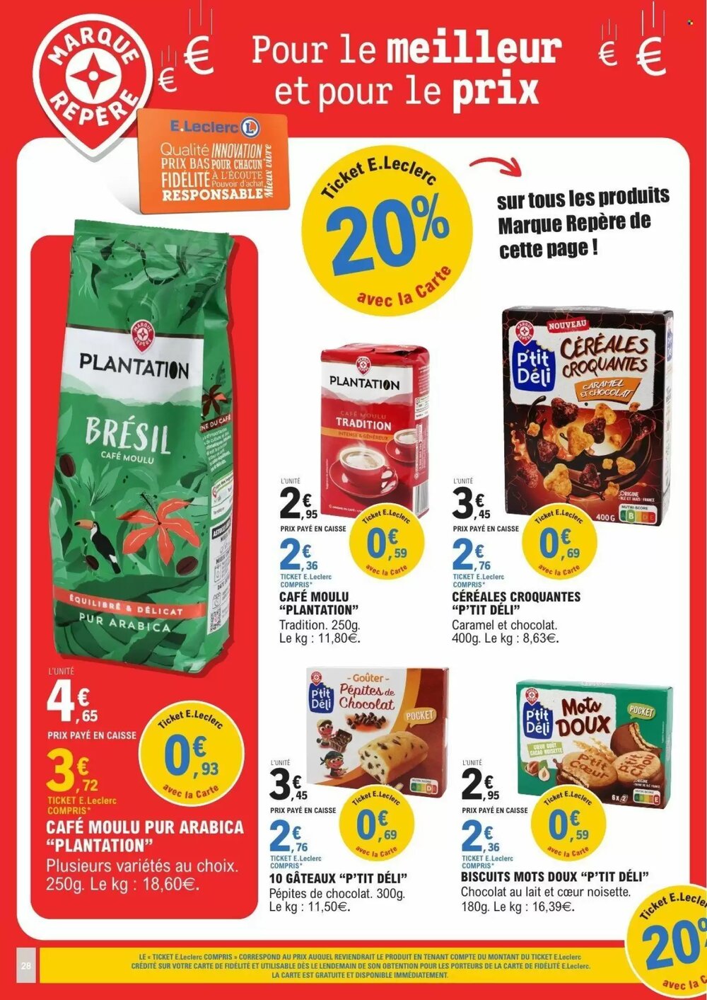 Prospectus promotionnel E.Leclerc valable à partir du 27/01/2026 - Page 28.