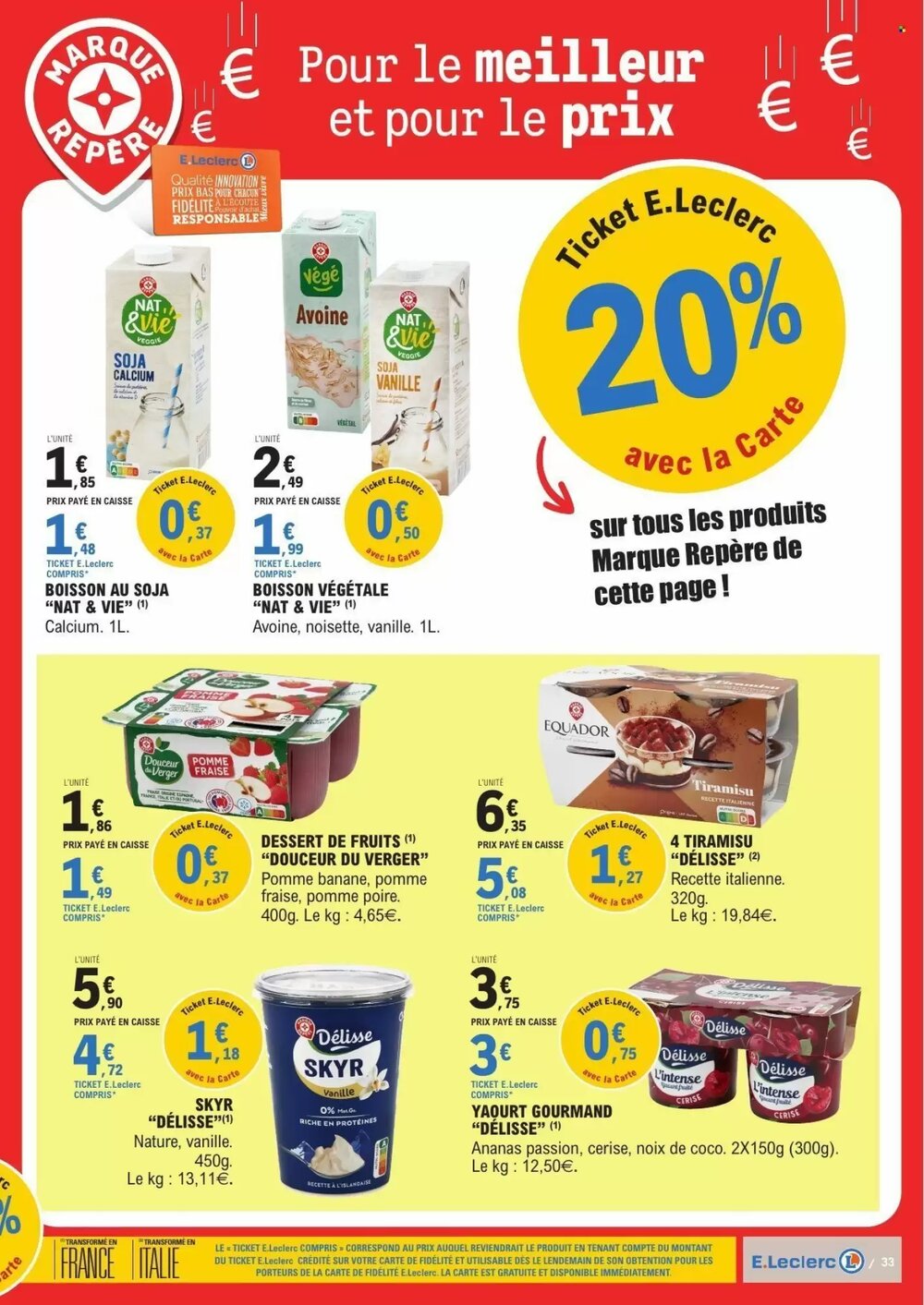 Prospectus promotionnel E.Leclerc valable à partir du 27/01/2026 - Page 33.