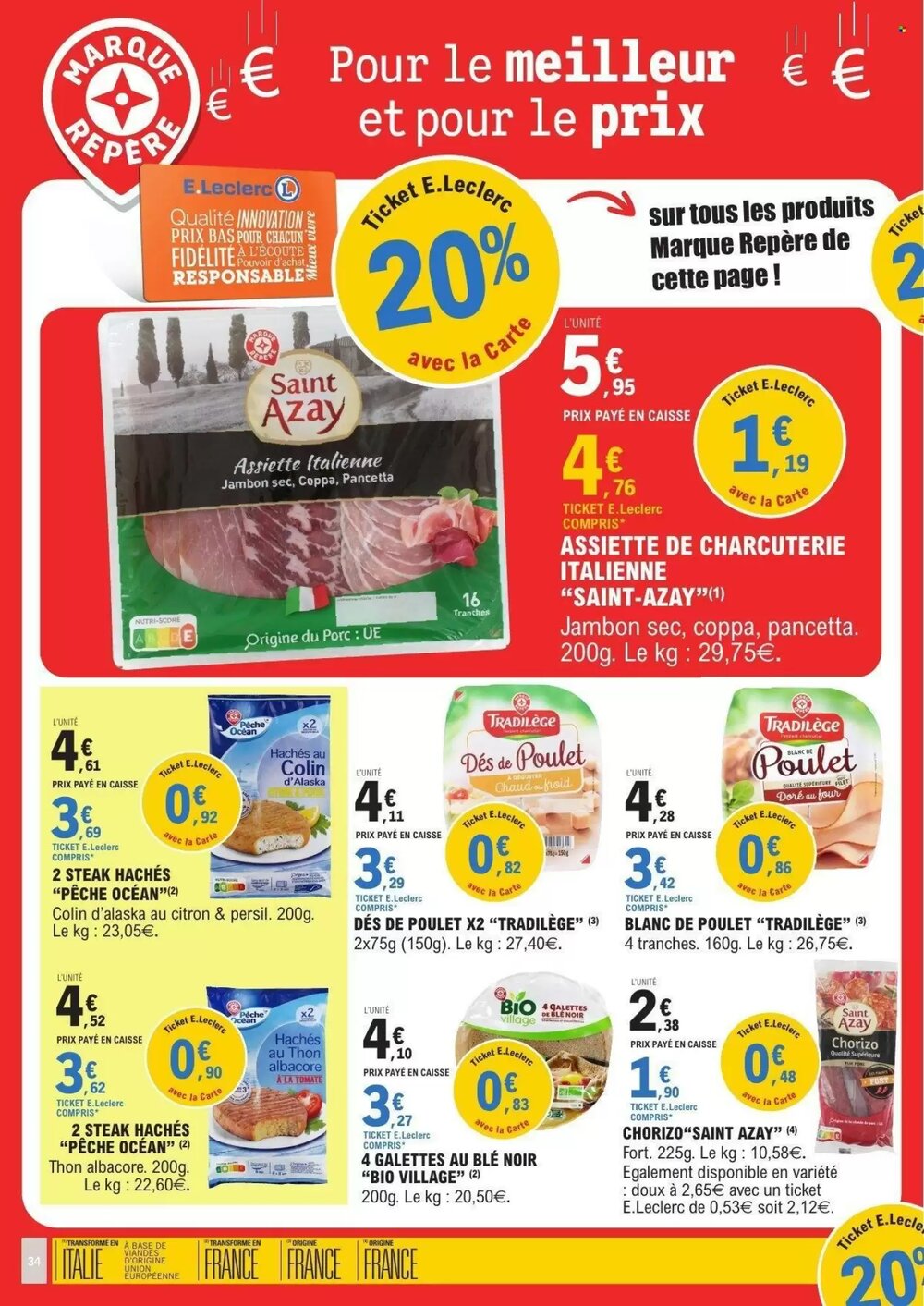 Prospectus promotionnel E.Leclerc valable à partir du 27/01/2026 - Page 34.
